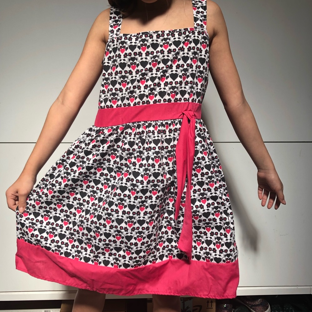 Print girls summer dress